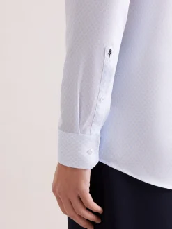 Seidensticker Herren Business Hemd - Regular Fit in hellblau
