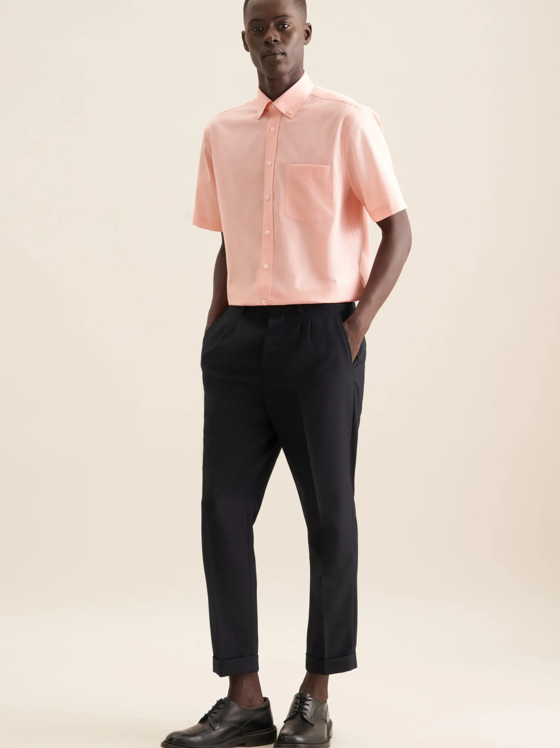 Seidensticker Herren Business Hemd - Regular Fit in orange