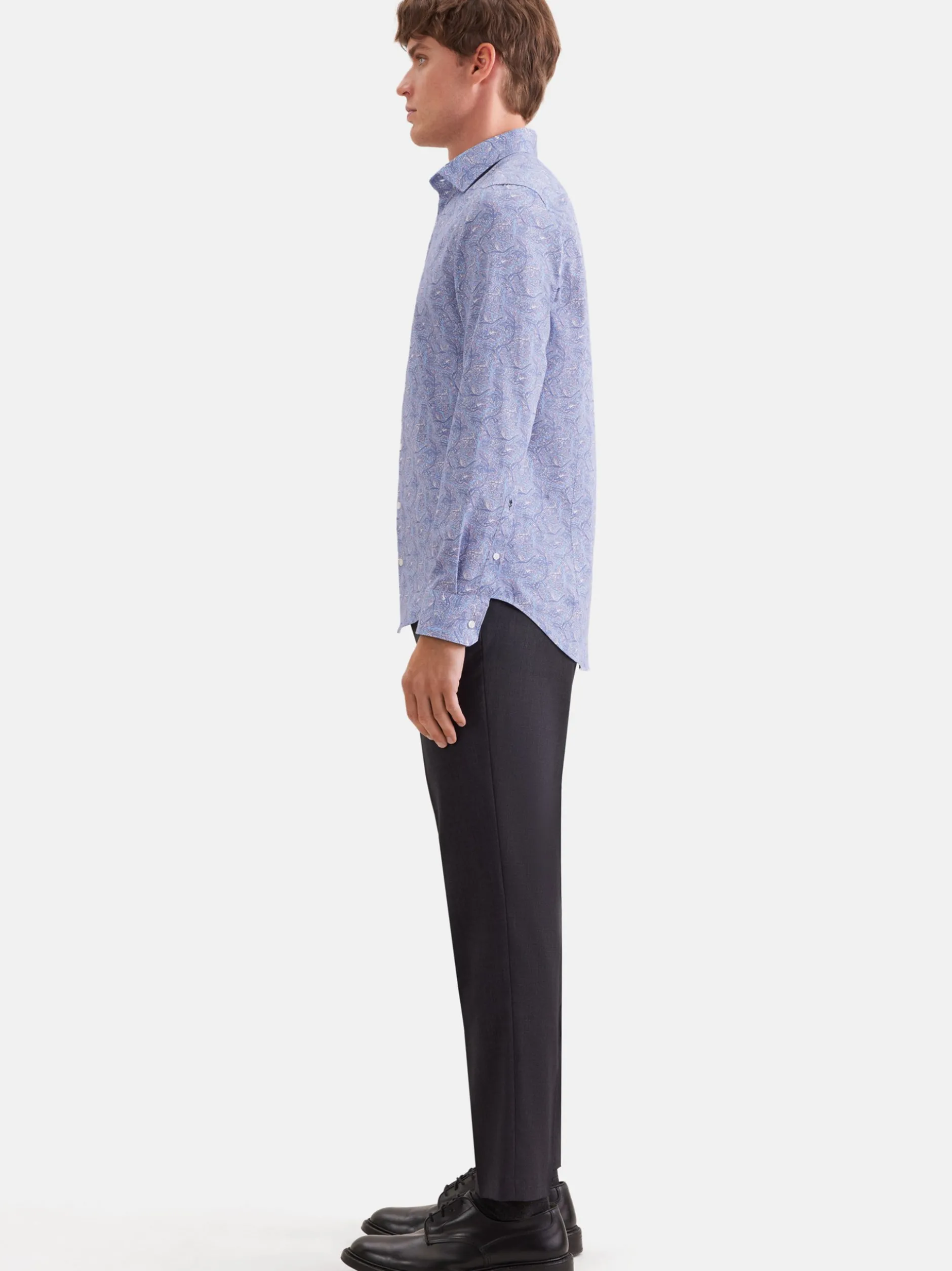 Seidensticker Herren Business Hemd - Shaped Fit in blau