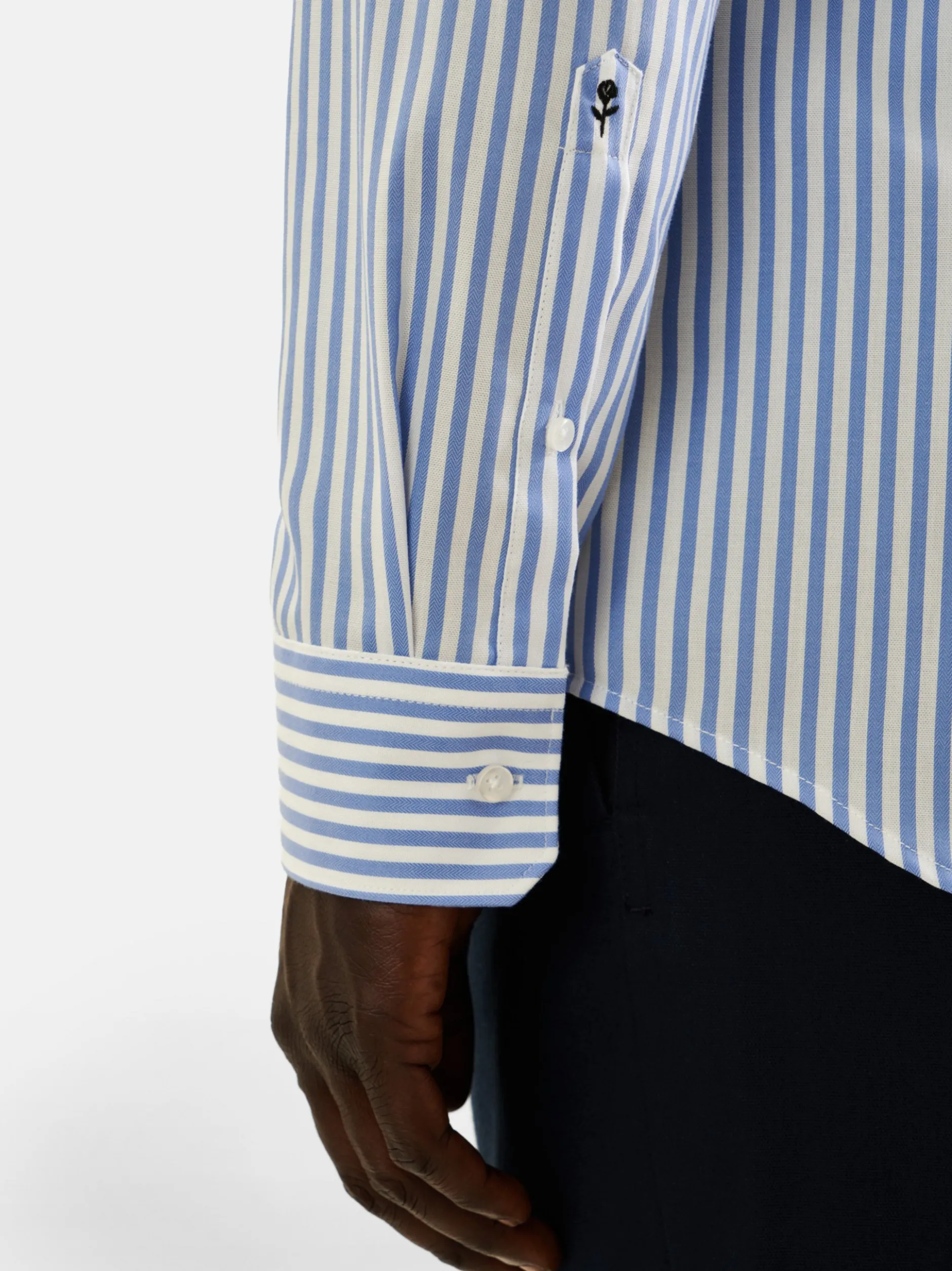 Seidensticker Herren Business Hemd - Shaped Fit in blau