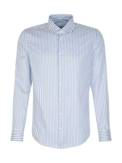 Seidensticker Herren Business Hemd - Shaped Fit in blau