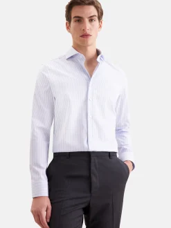 Seidensticker Herren Business Hemd - Shaped Fit in blau