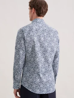 Seidensticker Herren Business Hemd - Shaped Fit in grau