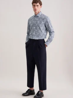 Seidensticker Herren Business Hemd - Shaped Fit in grau
