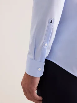 Seidensticker Herren Business Hemd - Shaped Fit in hellblau