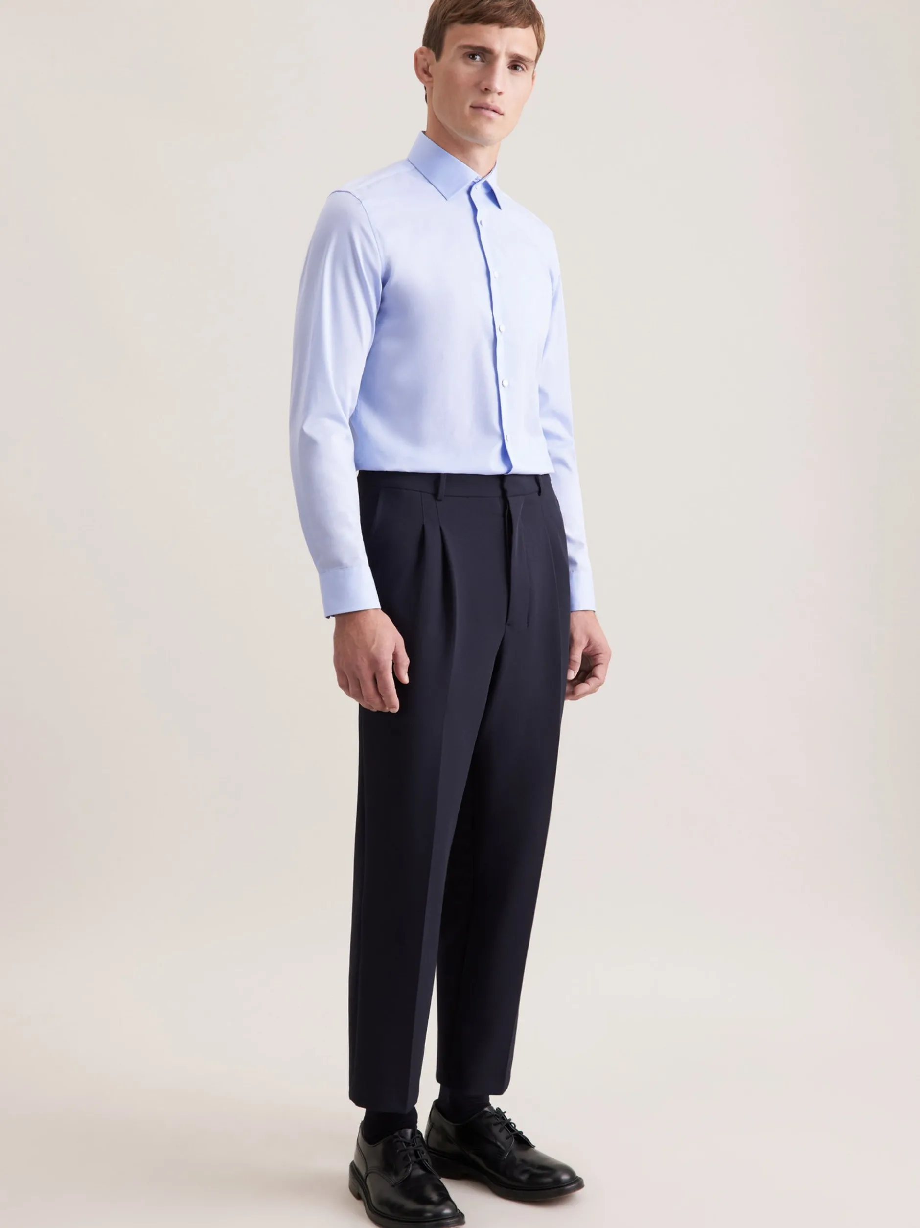 Seidensticker Herren Business Hemd - Shaped Fit in hellblau