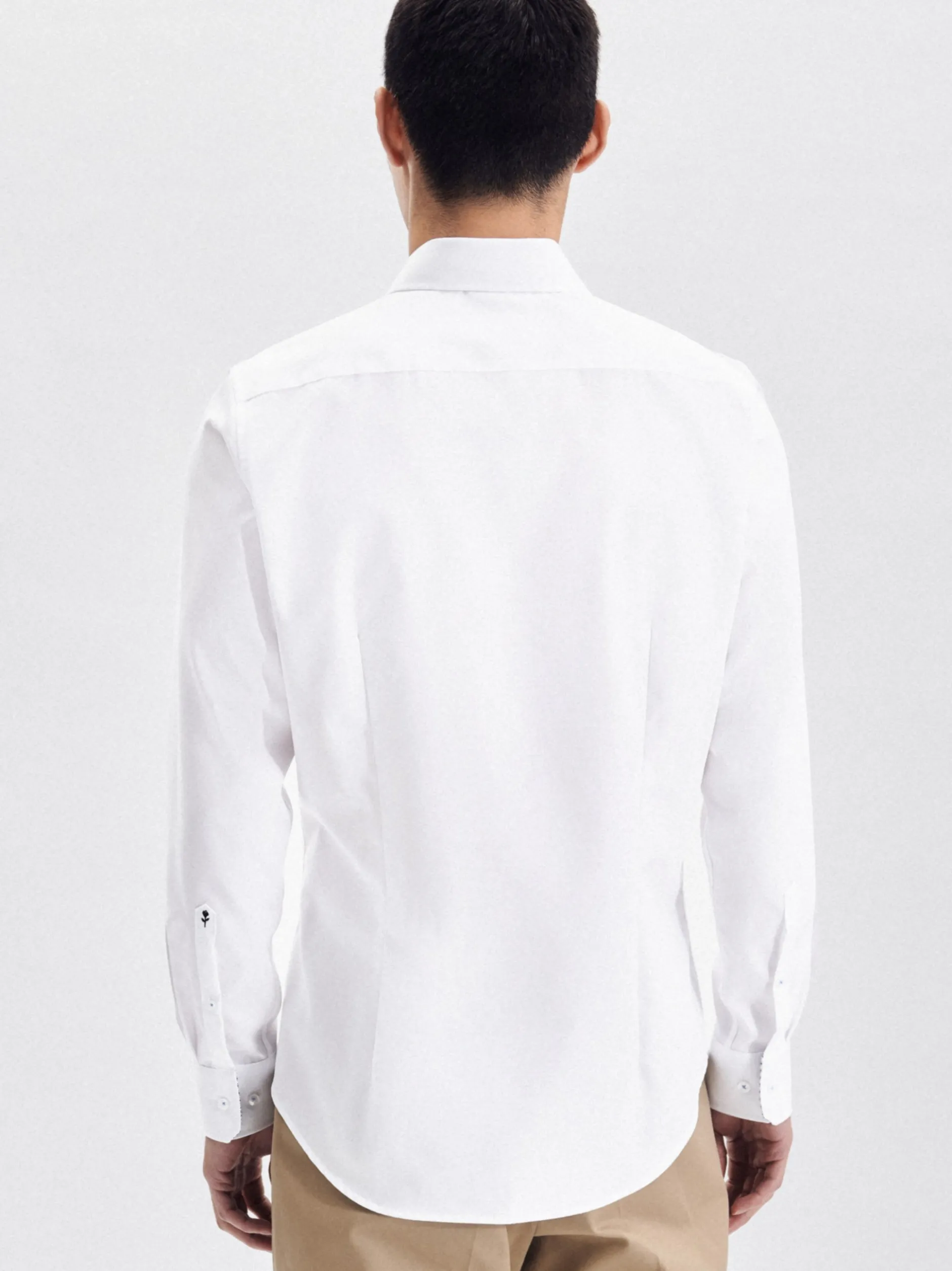Seidensticker Herren Business Hemd - Shaped Fit in weiß