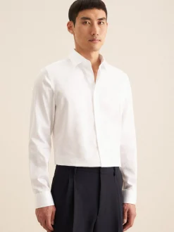 Seidensticker Herren Business Hemd - Shaped Fit in weiß