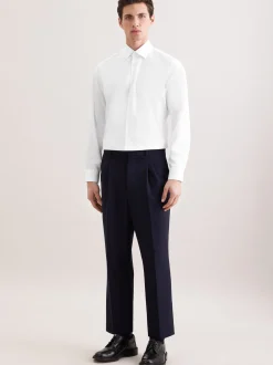 Seidensticker Herren Business Hemd - Shaped Fit in weiß