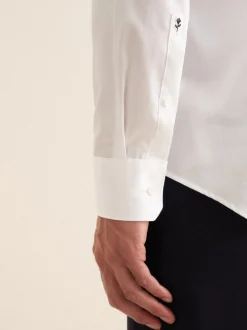 Seidensticker Herren Business Hemd - Shaped Fit in weiß