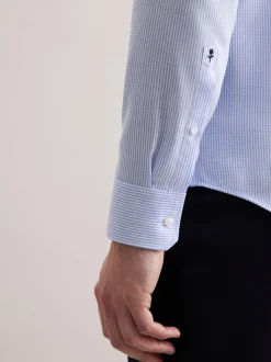 Seidensticker Herren Business Hemd - Slim Fit in blau