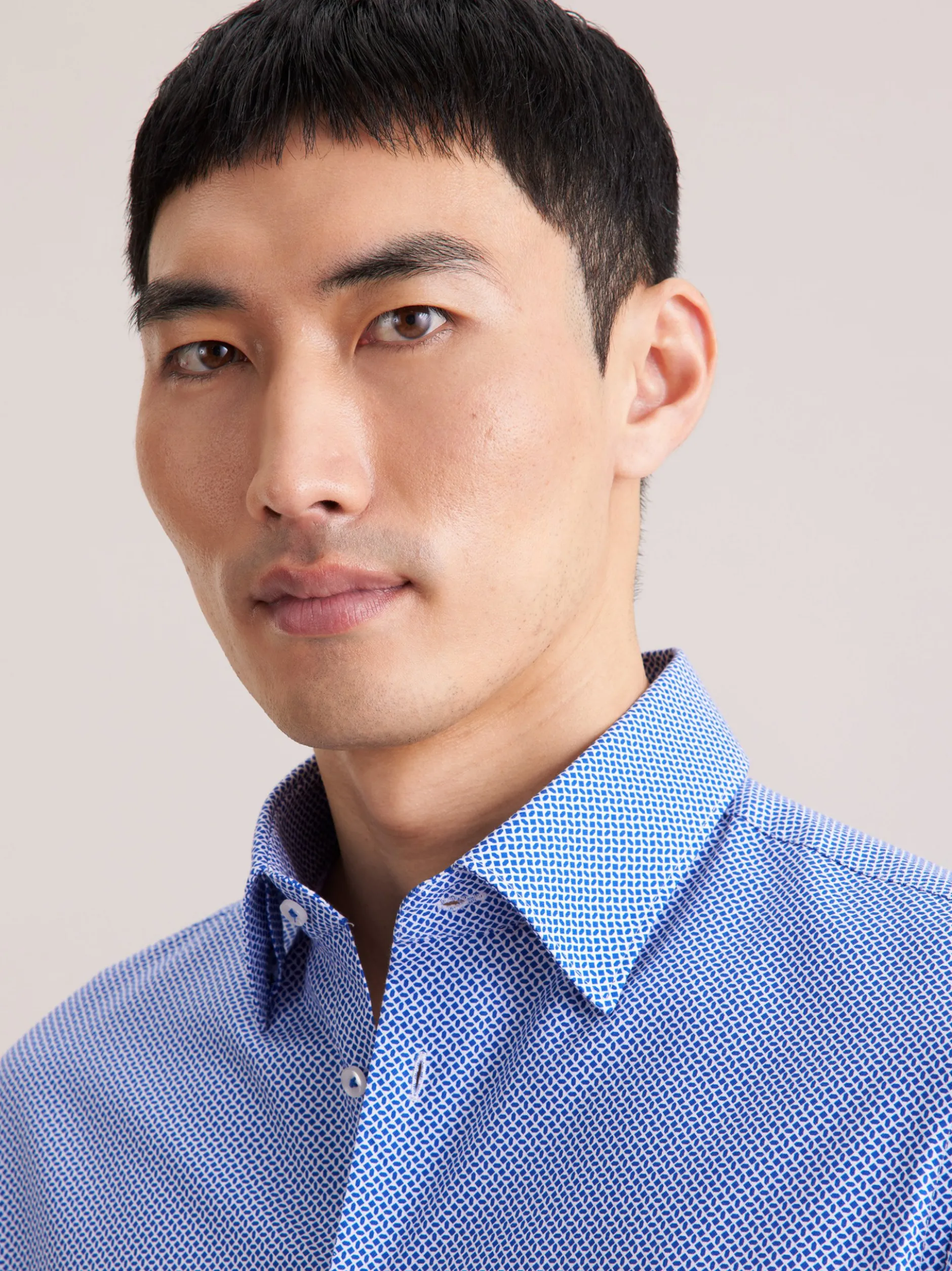 Seidensticker Herren Business Hemd - Slim Fit in blau