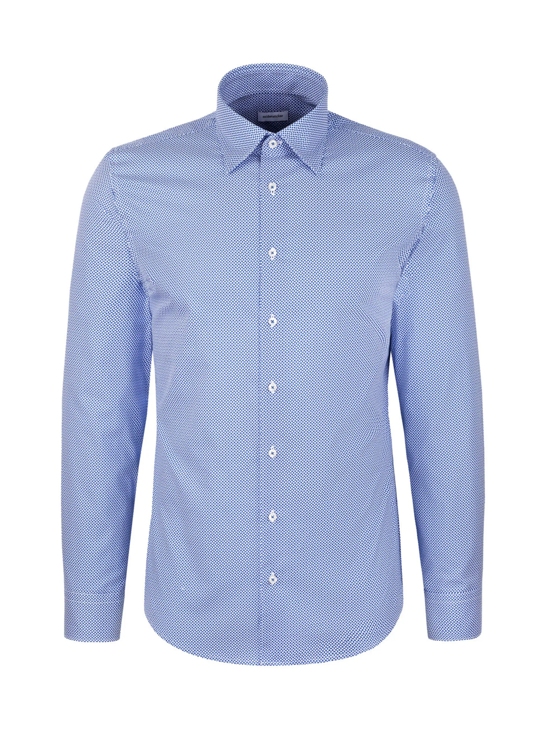 Seidensticker Herren Business Hemd - Slim Fit in blau