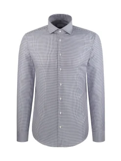 Seidensticker Herren Business Hemd - Slim Fit in bordeaux