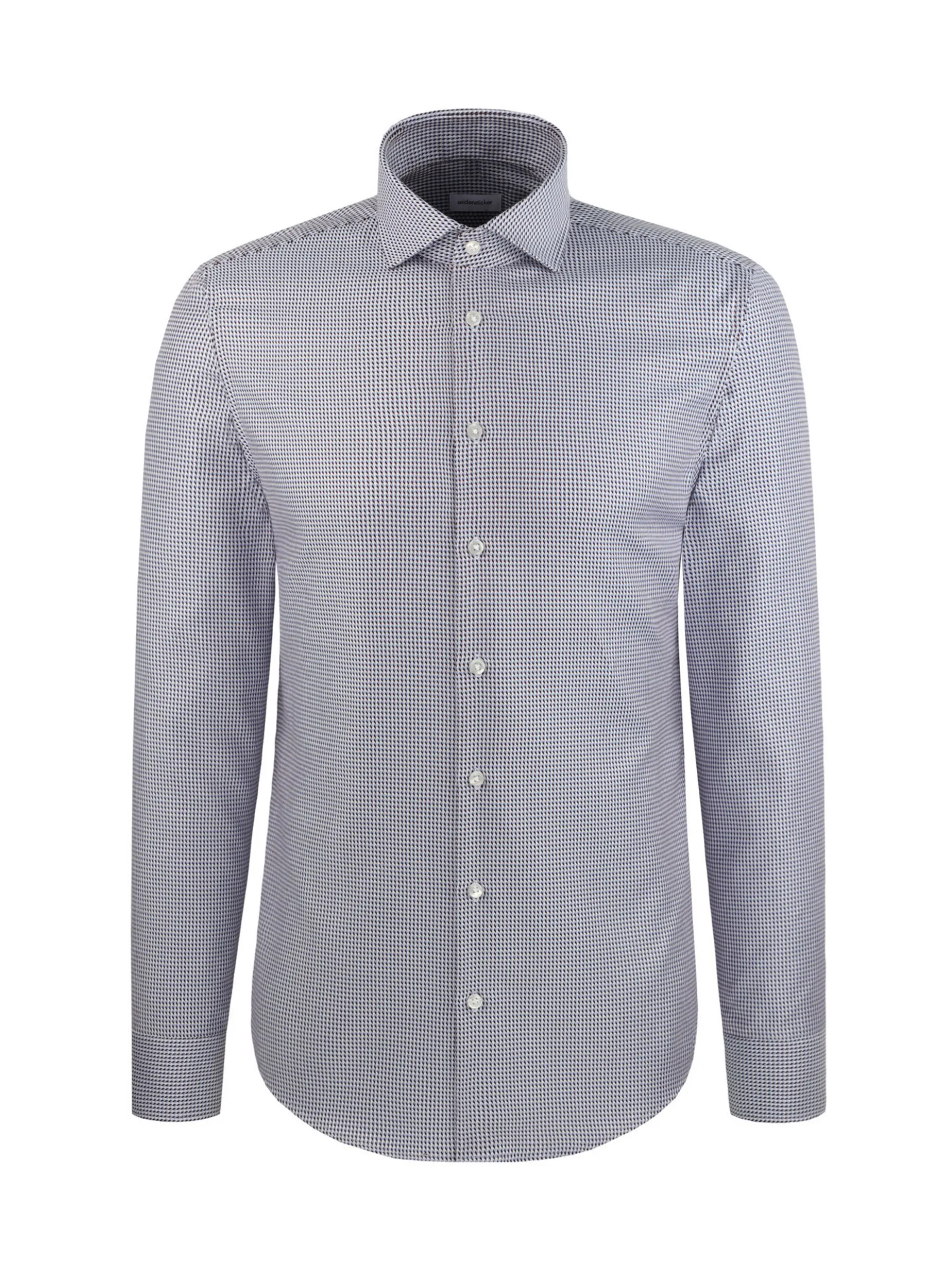 Seidensticker Herren Business Hemd - Slim Fit in bordeaux