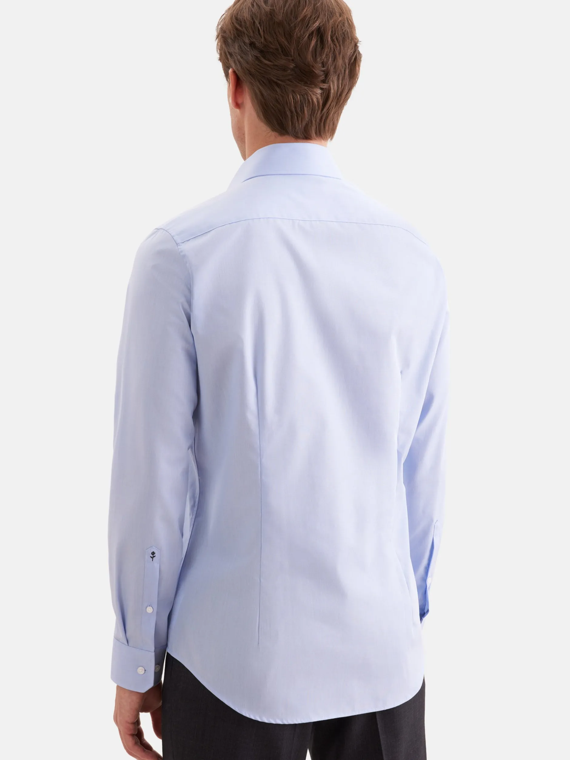 Seidensticker Herren Business Hemd - Slim Fit in hellblau