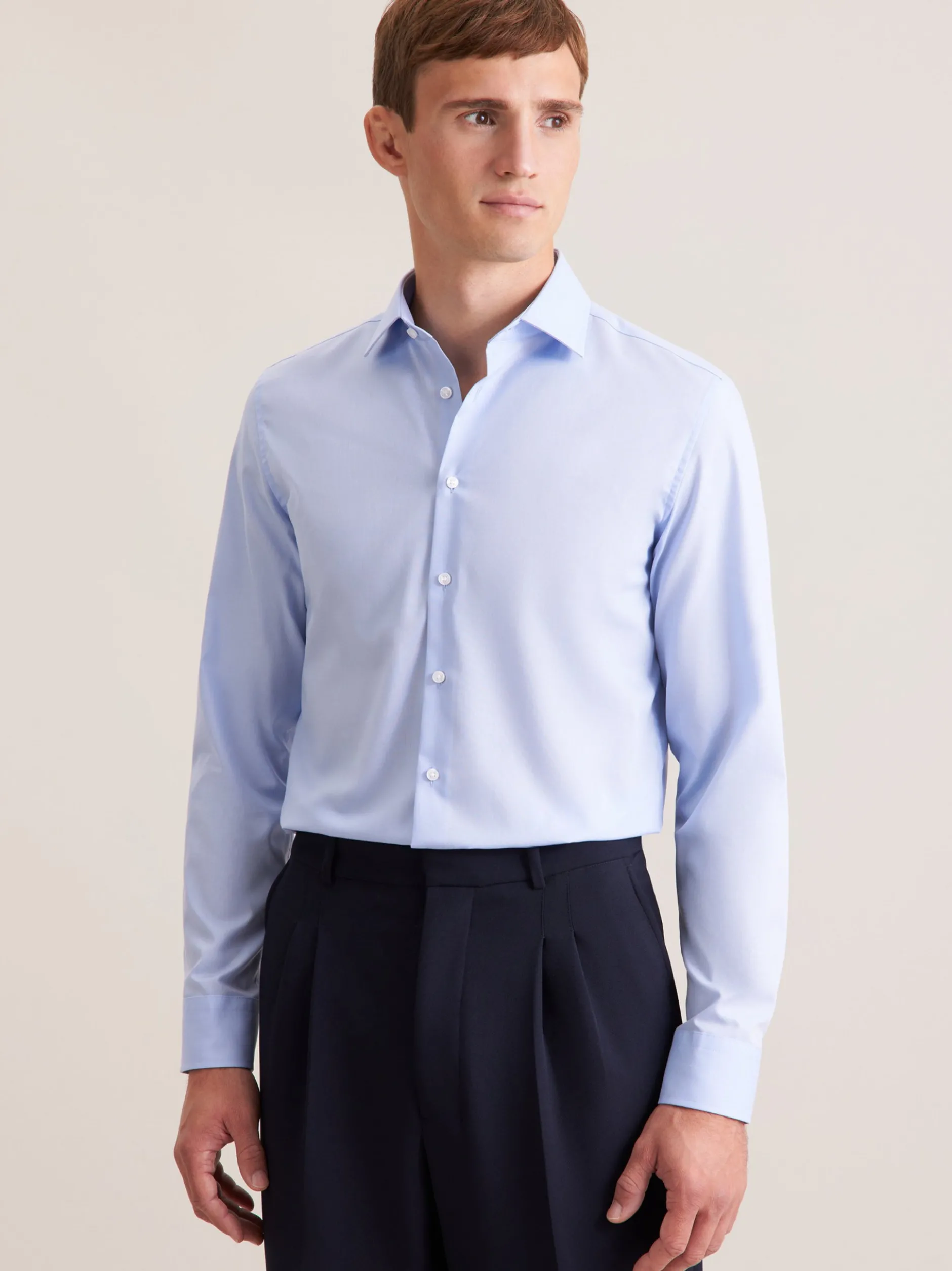 Seidensticker Herren Business Hemd - Slim Fit in hellblau