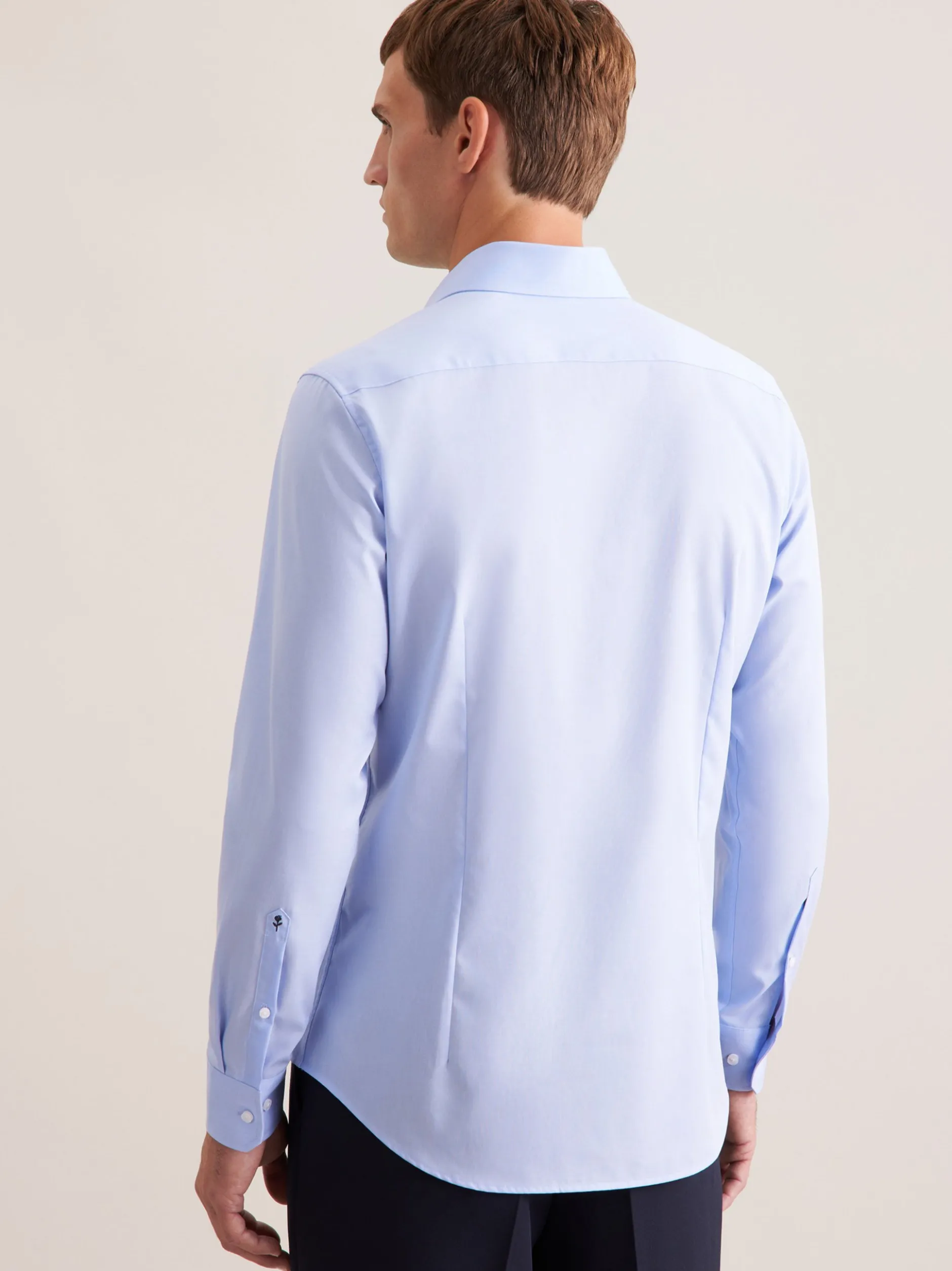 Seidensticker Herren Business Hemd - Slim Fit in hellblau