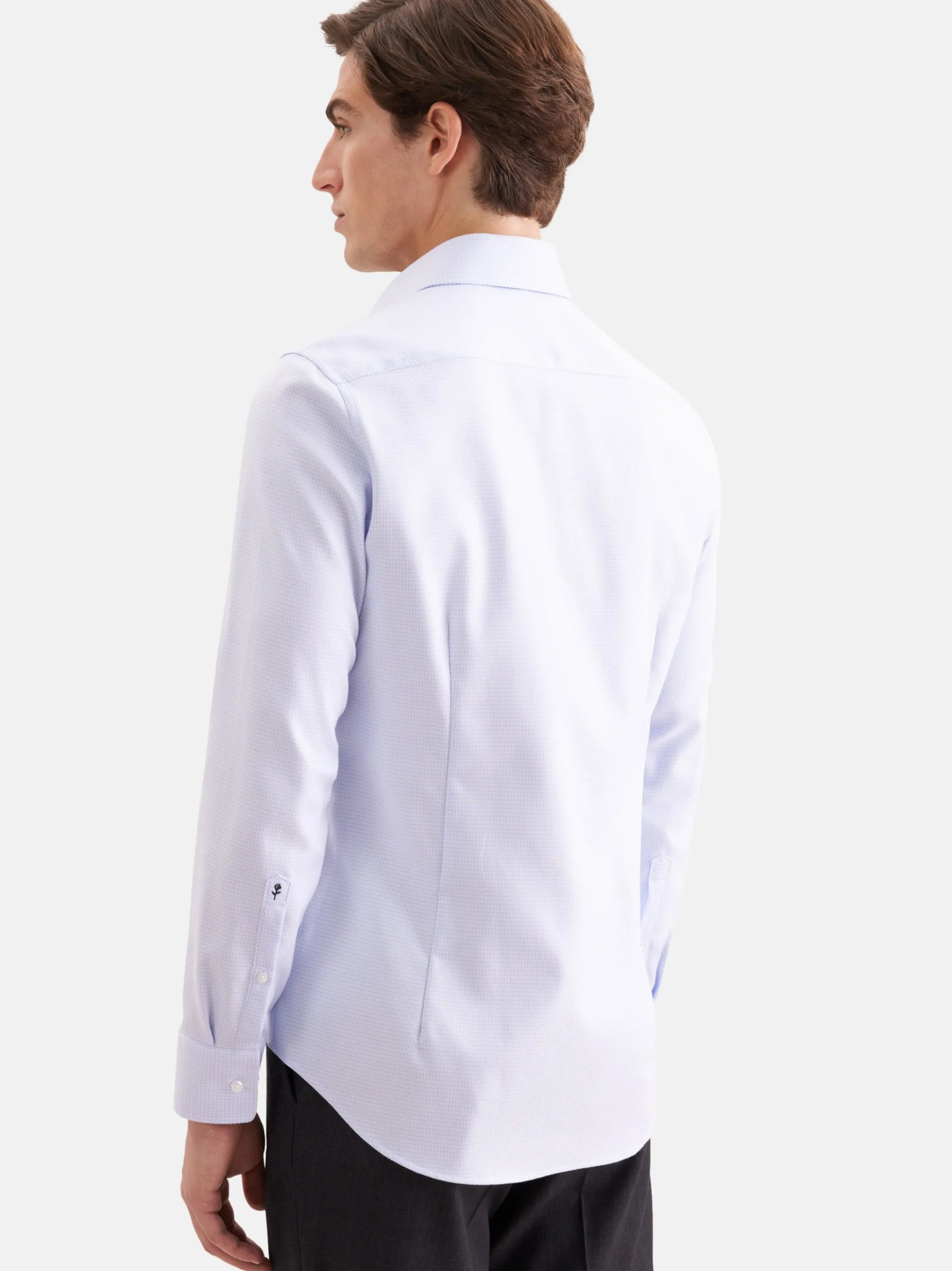Seidensticker Herren Business Hemd - Slim Fit in hellblau