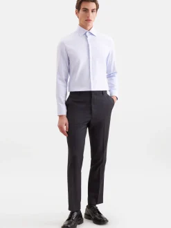 Seidensticker Herren Business Hemd - Slim Fit in hellblau