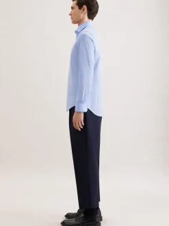 Seidensticker Herren Business Hemd - Slim Fit in hellblau