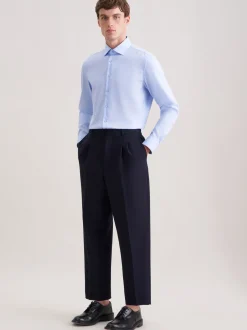 Seidensticker Herren Business Hemd - Slim Fit in hellblau