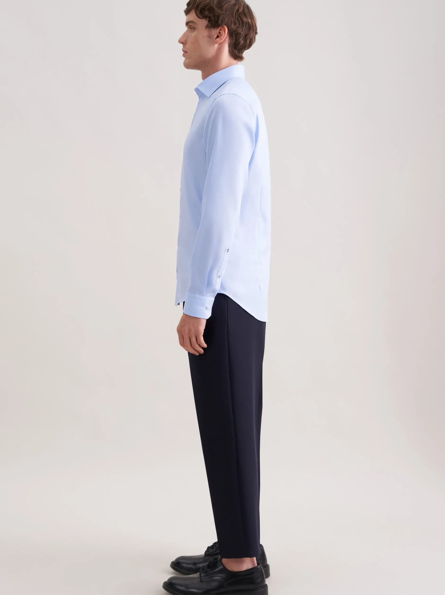 Seidensticker Herren Business Hemd - Slim Fit in hellblau