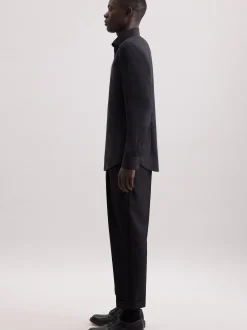 Seidensticker Herren Business Hemd - Slim Fit in schwarz