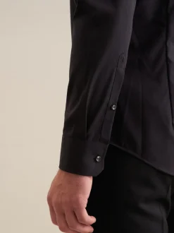 Seidensticker Herren Business Hemd - Slim Fit in schwarz