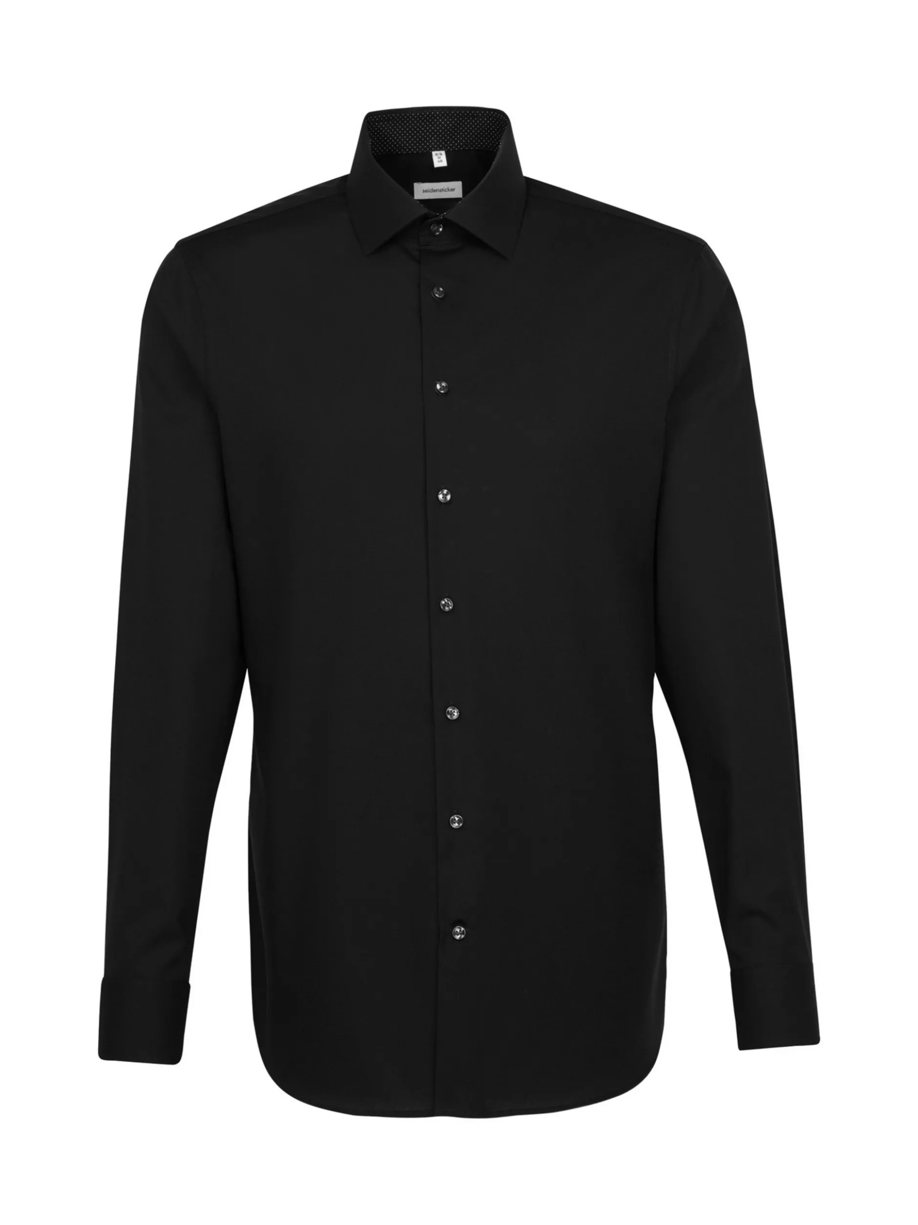 Seidensticker Herren Business Hemd - Slim Fit in schwarz