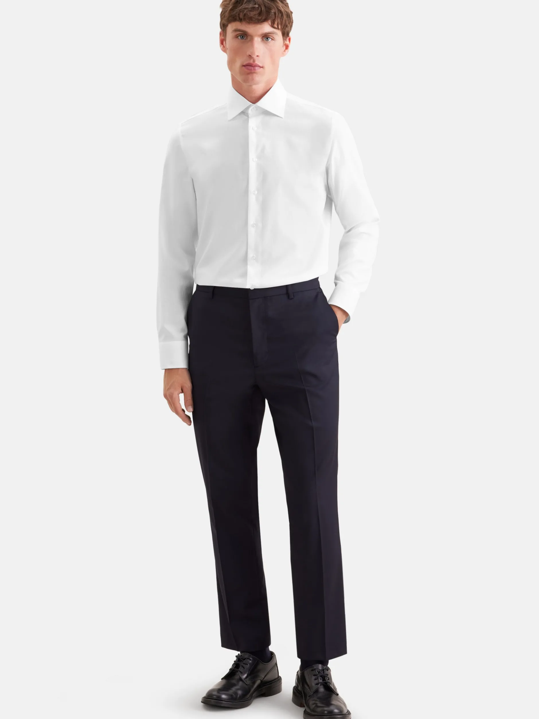 Seidensticker Herren Business Hemd - Slim Fit in weiß