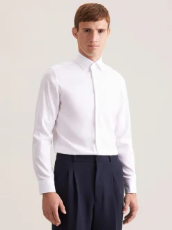 Seidensticker Herren Business Hemd - Slim Fit in weiß