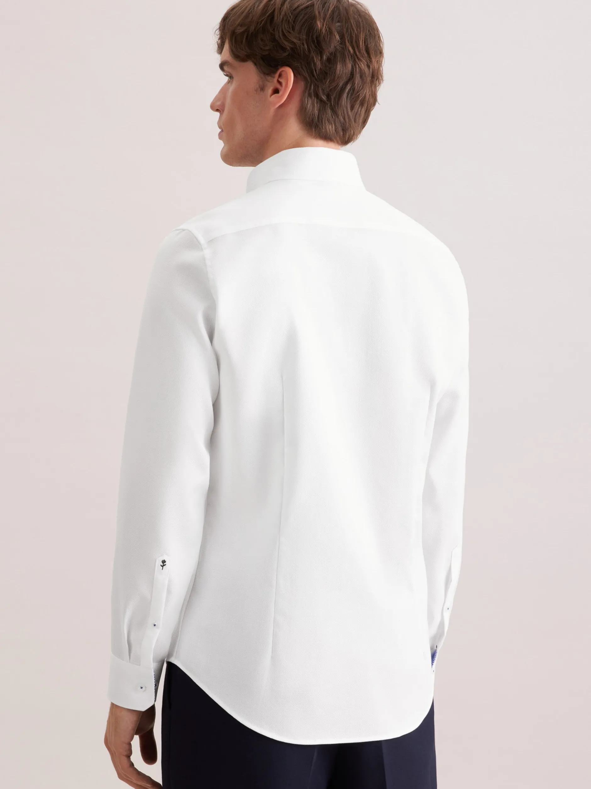 Seidensticker Herren Business Hemd - Slim Fit in weiß