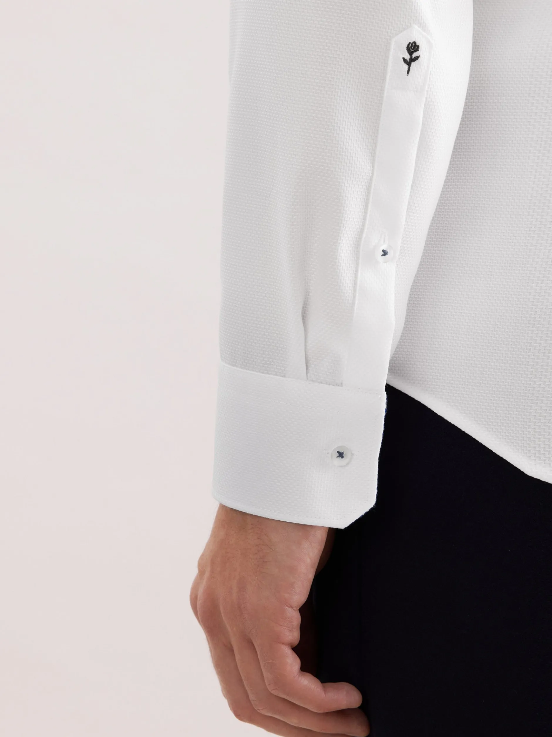 Seidensticker Herren Business Hemd - Slim Fit in weiß