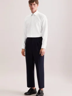 Seidensticker Herren Business Hemd - Slim Fit in weiß