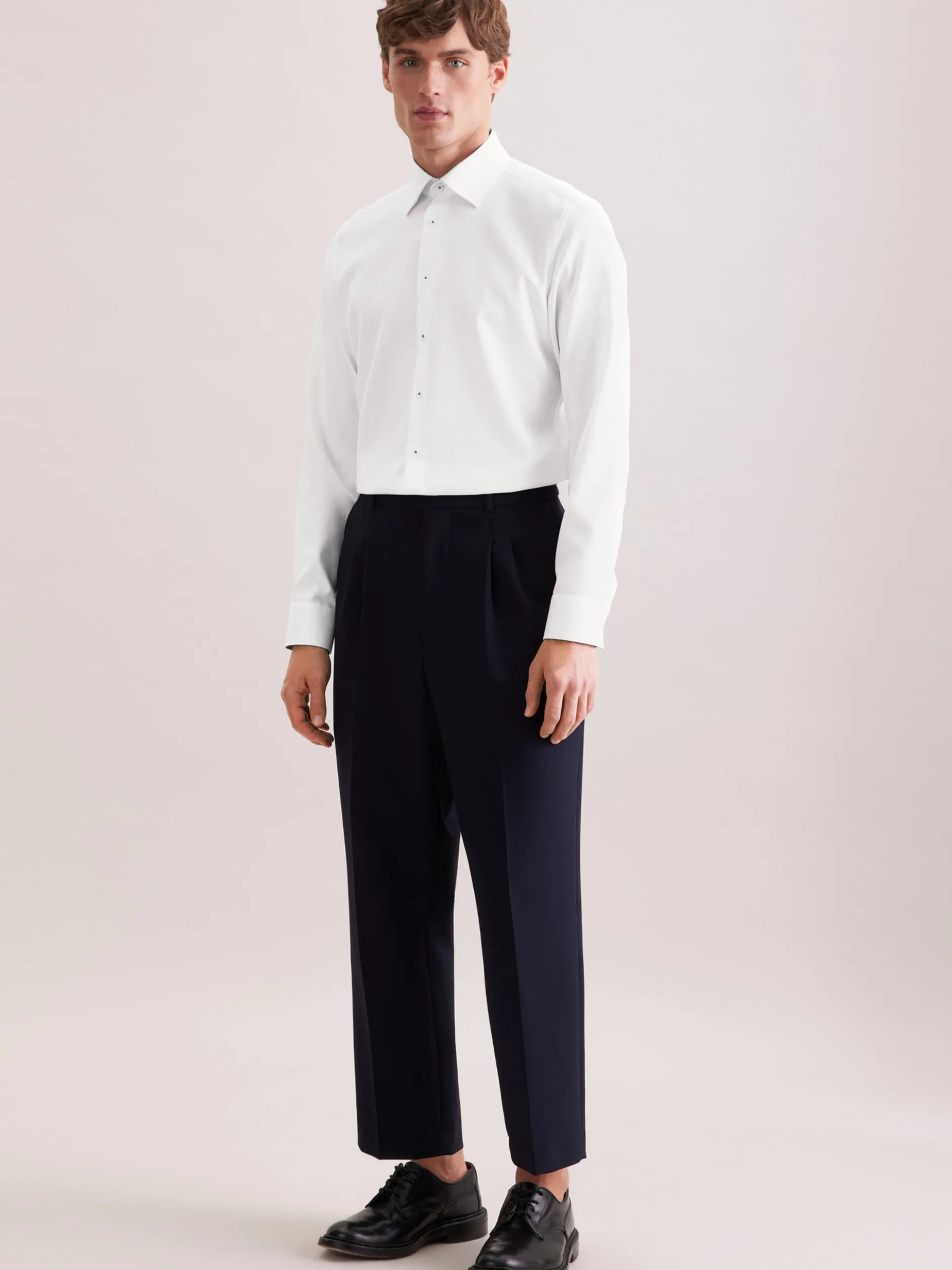 Seidensticker Herren Business Hemd - Slim Fit in weiß