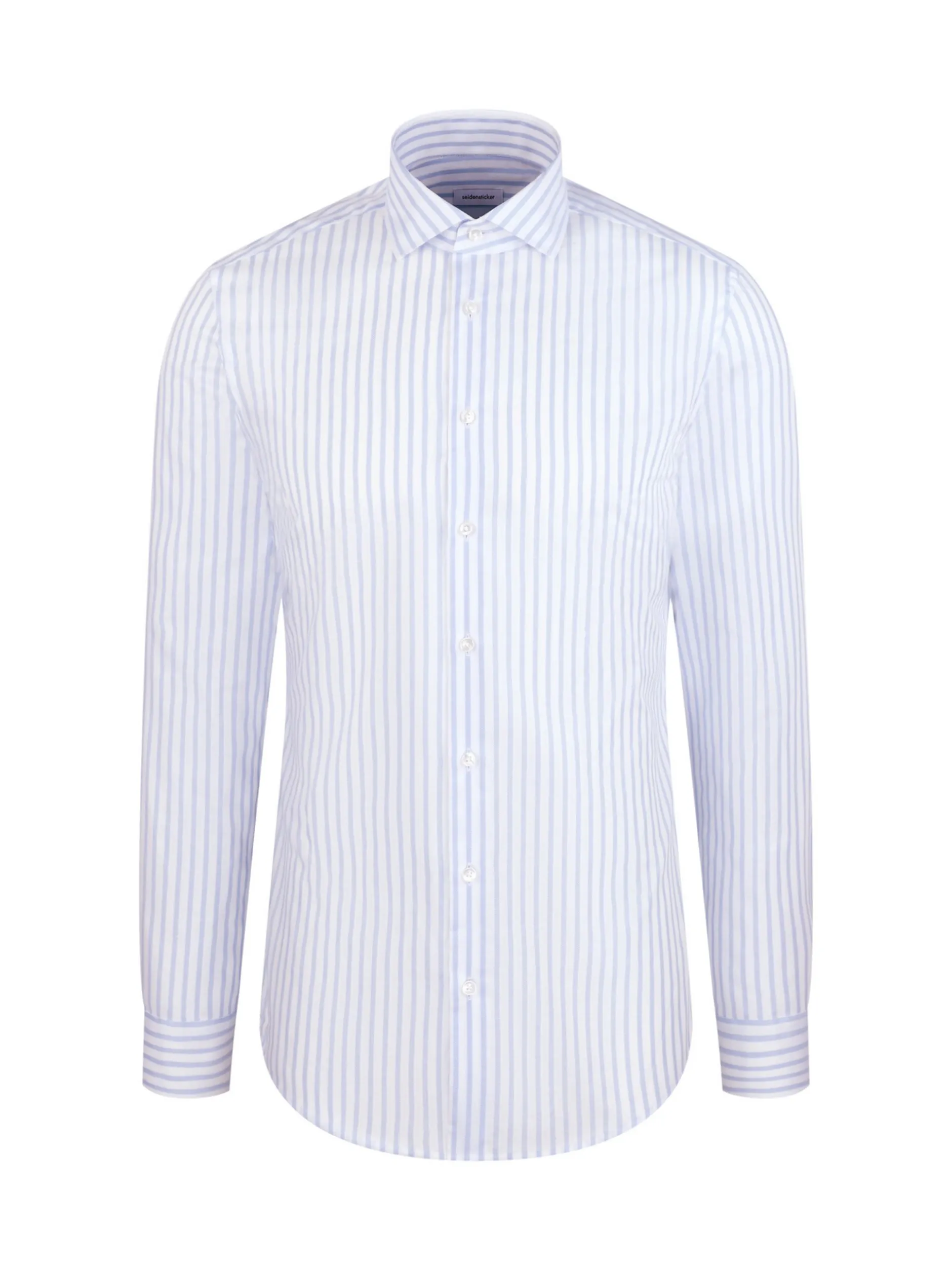 Seidensticker Herren Business Hemd - Slim Fit in weiß hellblau