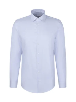 Seidensticker Herren Business Hemd - X-Slim Fit in blau