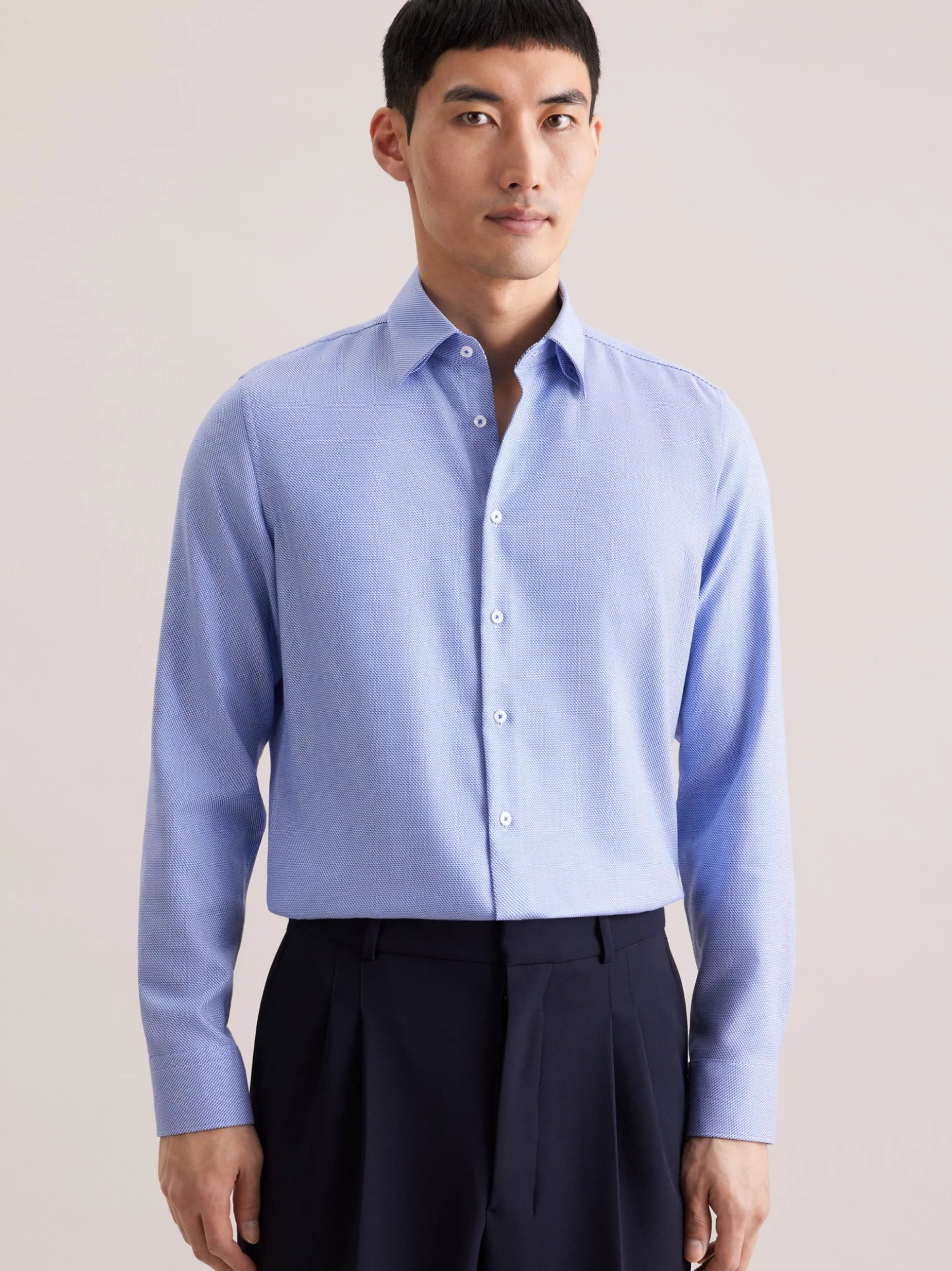 Seidensticker Herren Business Hemd - X-Slim Fit in blau