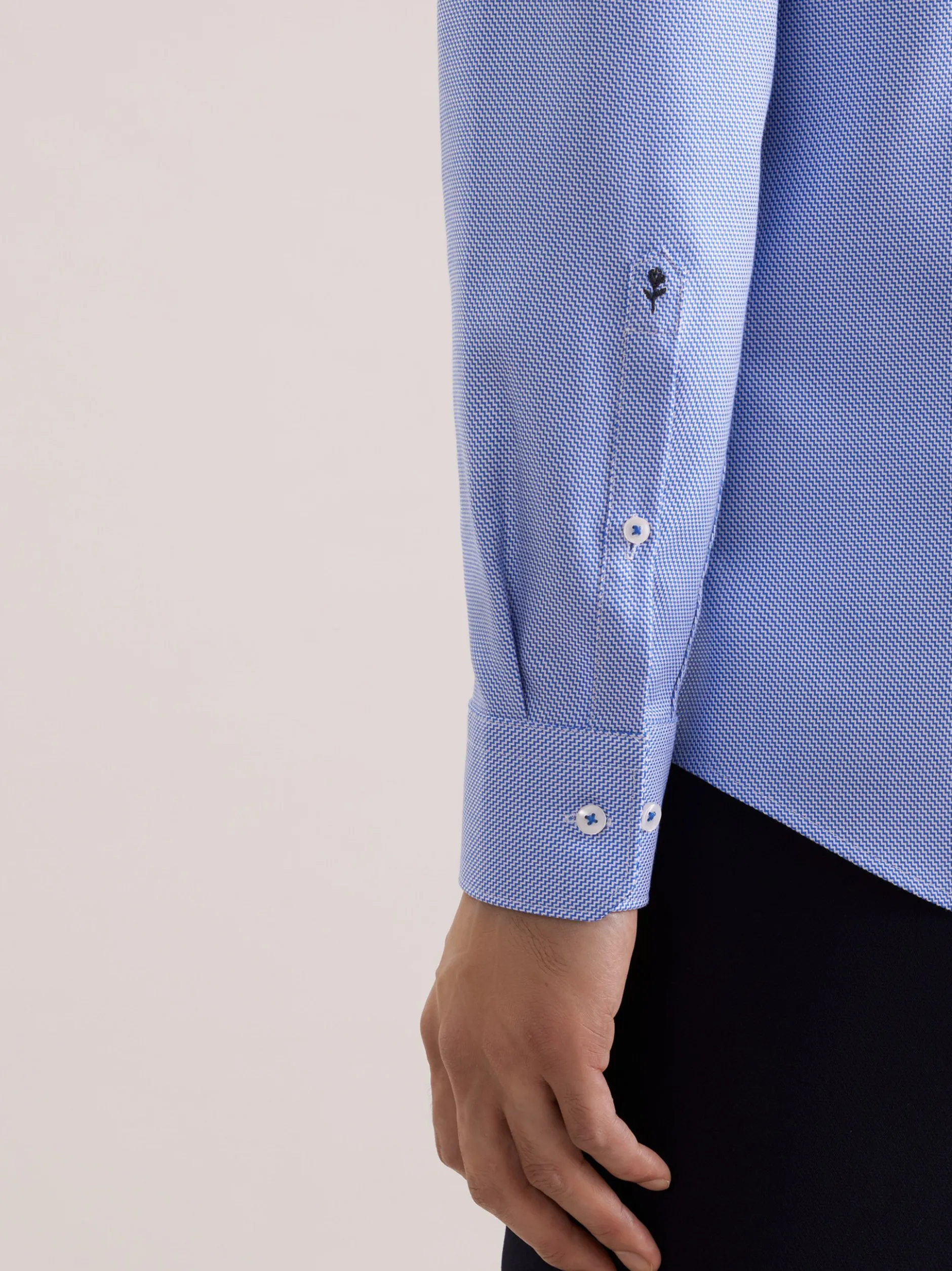 Seidensticker Herren Business Hemd - X-Slim Fit in blau