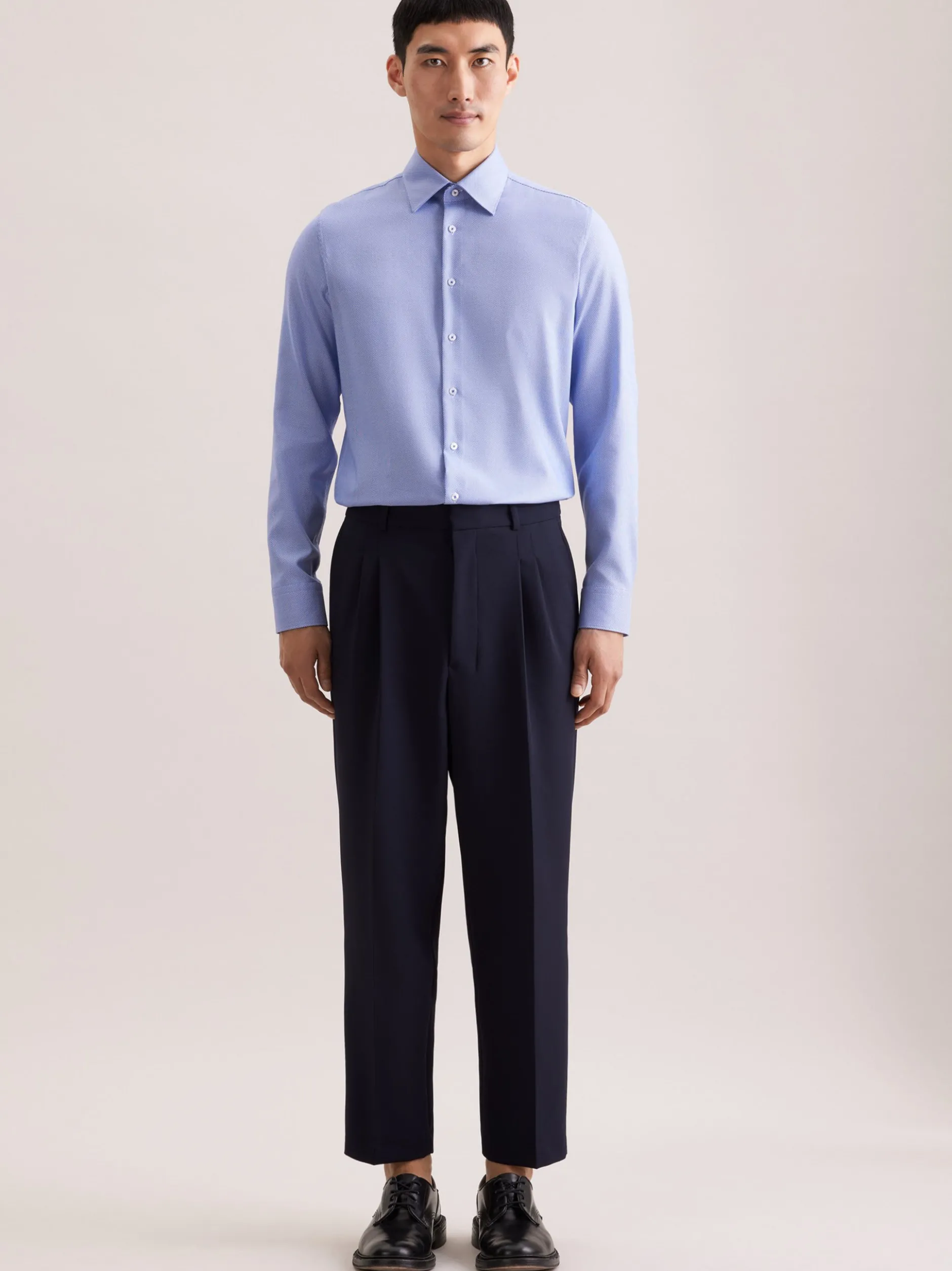 Seidensticker Herren Business Hemd - X-Slim Fit in blau