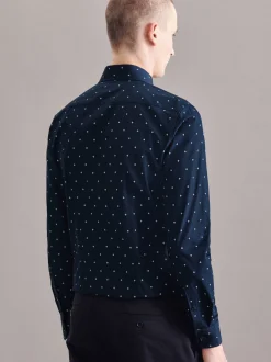 Seidensticker Herren Business Hemd - X-Slim Fit in blau