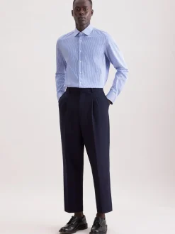 Seidensticker Herren Business Hemd - X-Slim Fit in blau