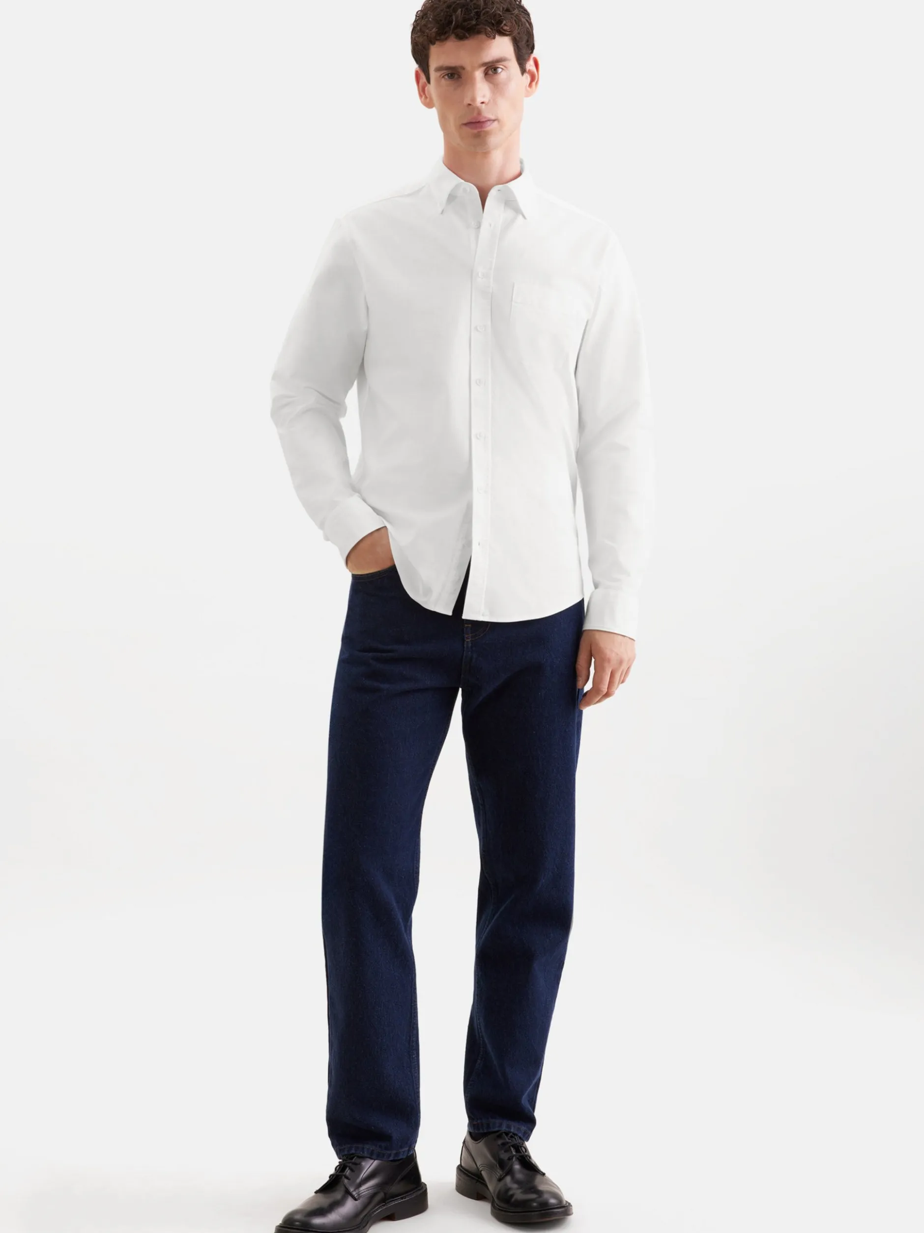 Seidensticker Herren Casual Hemd - Regular Fit in weiß