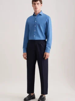Seidensticker Herren Chino - Regular Fit in marine