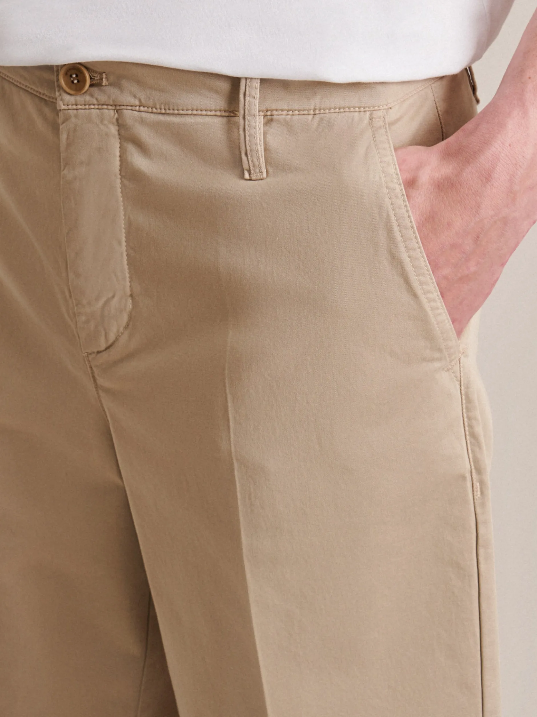 Seidensticker Herren Chinoshorts - Regular Fit in beige