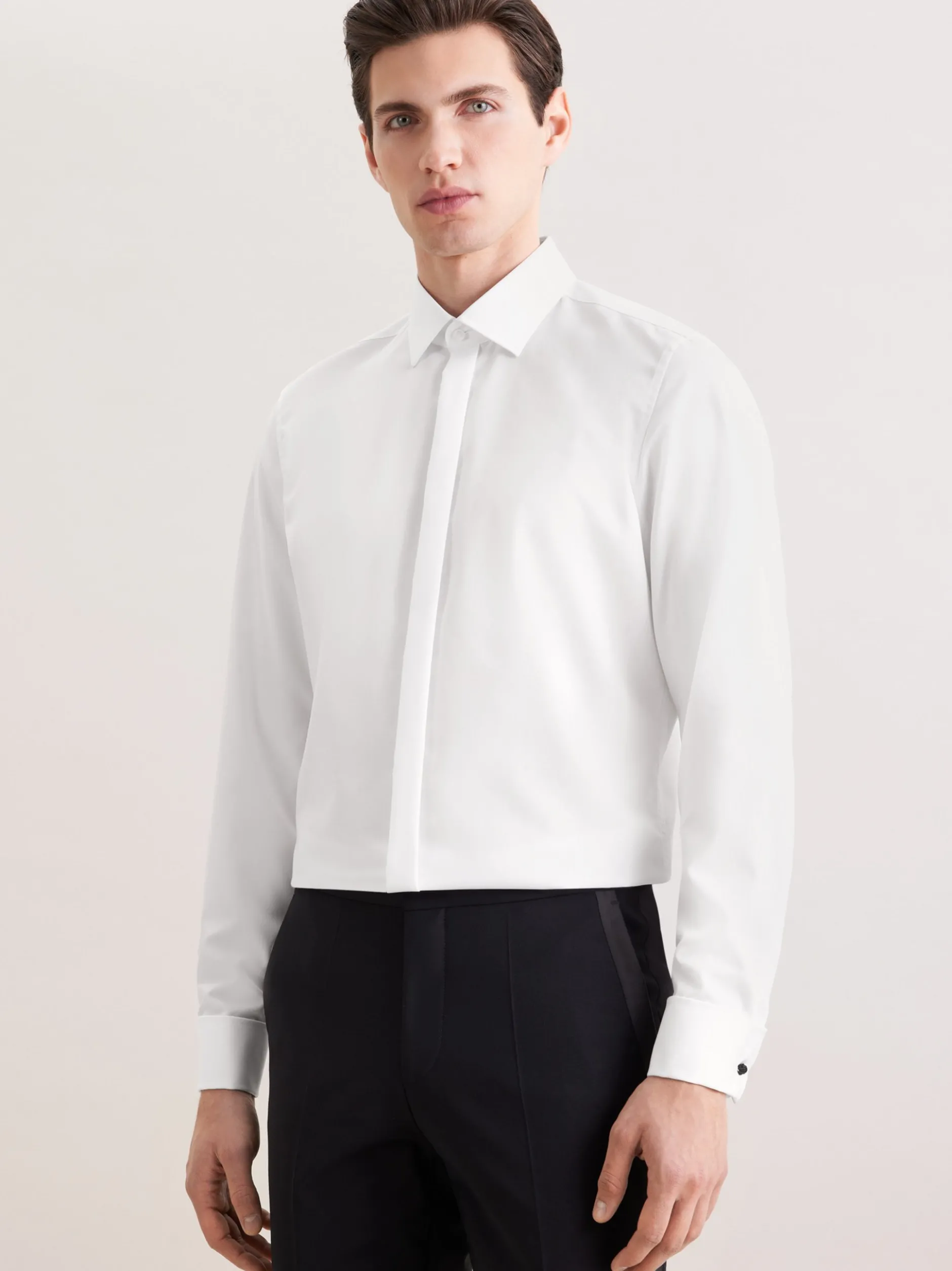 Seidensticker Herren Gala - Shaped Fit in weiß