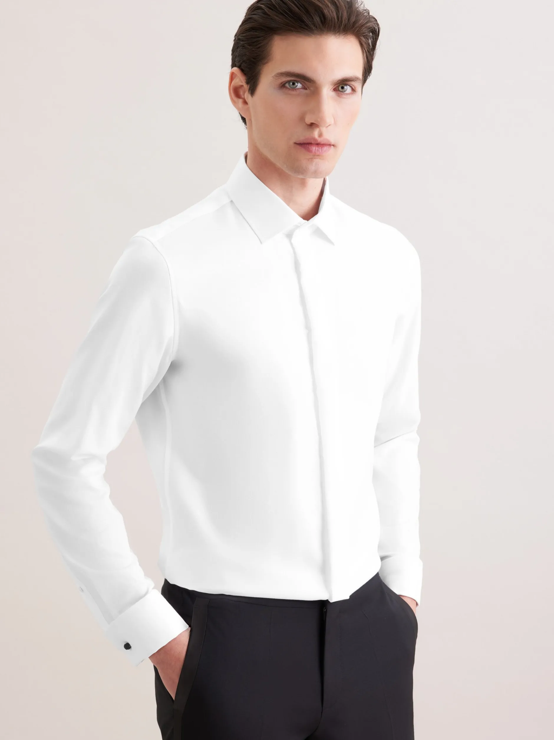 Seidensticker Herren Gala - Slim Fit in weiß
