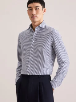 Seidensticker Herren Jerseyhemd - Slim Fit in grau