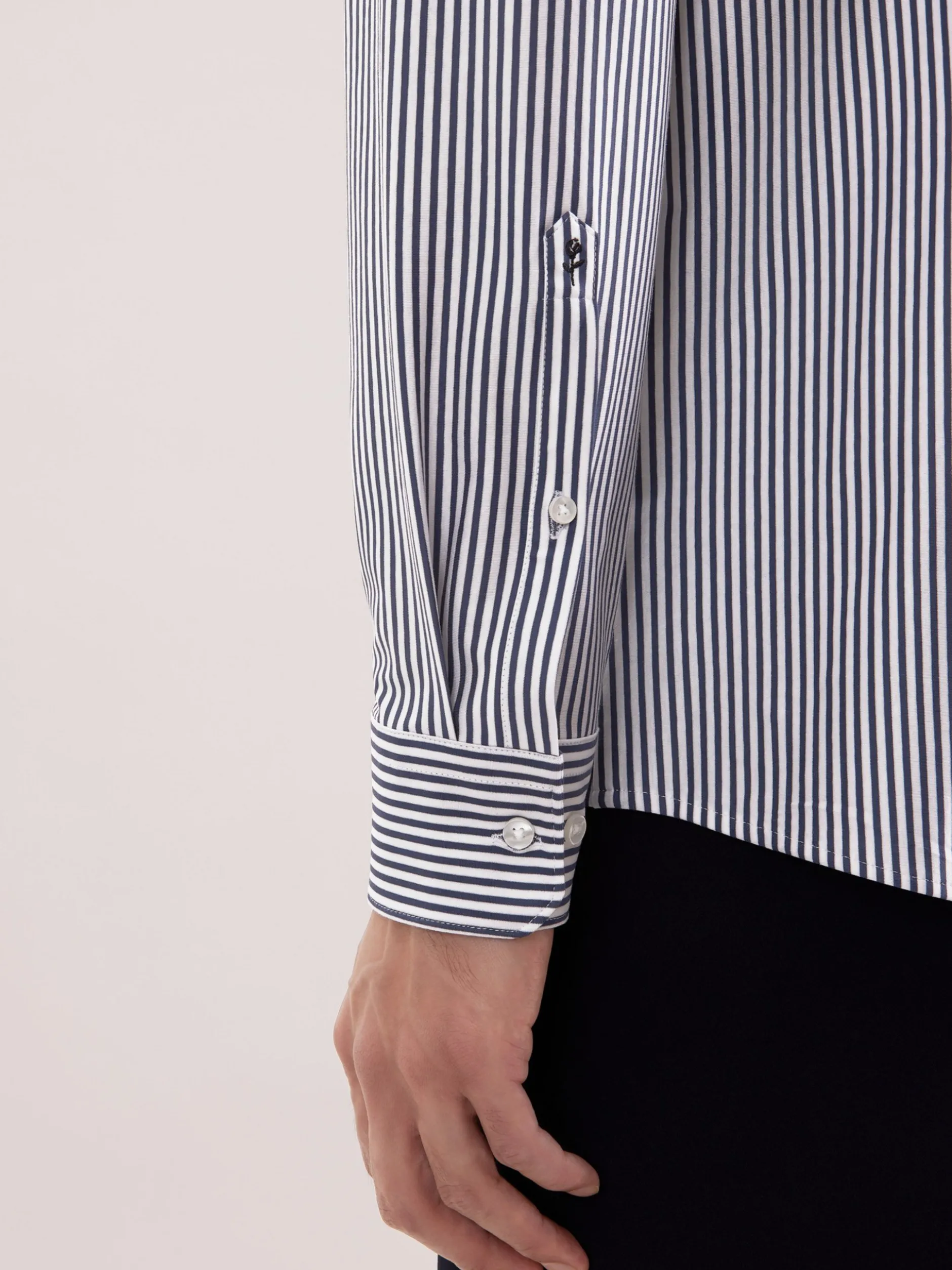 Seidensticker Herren Jerseyhemd - Slim Fit in grau